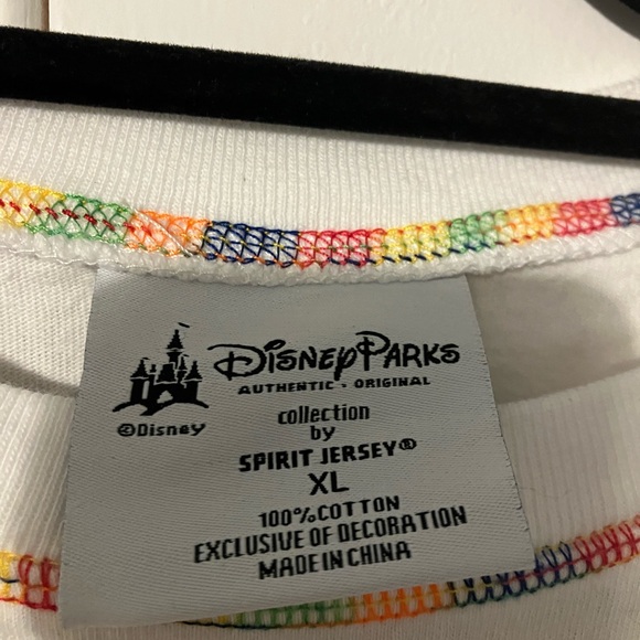 Disney Spirit Jersey Minnie rainbow yarn, XL youth - Picture 3 of 7